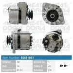 MEAT & DORIA 55651051 Lichtmaschine Generator LiMa 70A 14V f&uuml;r OPEL Astra F CC (T92)