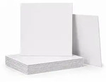 Artina Malkarton, 30x30cm, 10er Set, Malpappe, 100% Baumwolle, Leinwand