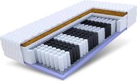 Matratze 100x200 cm VOYAGER 7 Zonen H2 H3 Taschenfederkern Kokos Jersey H&ouml;he...