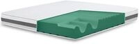The White Stone Matratze 130x205 cm mit Antibakterieller Schaum | H&ouml;he 16 cm |...