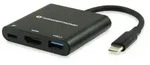Conceptronic DONN USB-C-zu-HDMI-Adapter, USB 3.2 Gen 1 (3.1 Gen 1) Type-C, 60 W,