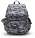 Kipling City Pack S Rucksack Leicht Klein Mehrere F&auml;cher Reise &ndash; Mineral Stripes