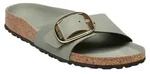 Birkenstock Madrid Big Buckle Hex Pure Sage Sandal Damensocken Schmal