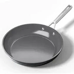 Bratpfanne 28 cm Keramik Diamant-Titan-Antihaft Induktionsgeeignet Grau...