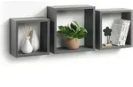 Modul'Home 6RAN789BC Ablage in W&uuml;rfelform, Fach, MDF, 11,8 x 30 x 30 cm,...