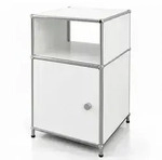 Floordirekt Beistelltisch Concept Epure Metallregal MK-040, 3-st&ouml;ckiges Regal