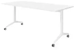 b&uuml;m&ouml; Seminartisch klappbar & fahrbar - Nachbildung: Wei&szlig;, Gr&ouml;&szlig;e: 180 x 80...
