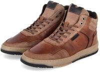 Bullboxer Herren High Sneaker Braun Leder Gr&ouml;&szlig;e: 40