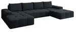 MIRJAN24 Ecksofa Tonseo U, Stilvoll U-Form Sofa mit Schlaffunktion und Bettkasten,