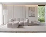 ALTDECOR Ecksofa - Miko-L1 - 214x205x75 - Hellgrau Corner Sofa Eckcouch Couch L-Form,