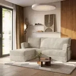 Masseno Ecksofa NOTIA mit Metallgestell, Modulares Schlafsofa aus Schaumstoff,