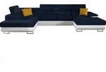 MIRJAN24 Ecksofa Cotere Bis, Bettkasten, U-Form (Soft 017 + Uttario Velvet 2967...