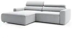 Selsey Fando - Ecksofa mit Schlaffunktion, L-Form, 4-Sitzer, Flechtstoff...