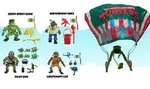 Teenage Mutant Ninja Turtles Classic Actionfiguren 4er-Pack Sewer Heroes mit