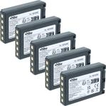 vhbw 5x Akku Ersatz f&uuml;r Teleradio M245060, 22.381.2, D00004-02 f&uuml;r