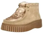 Clarks Stiefelette Stiefelette Veloursleder - Beige - 37