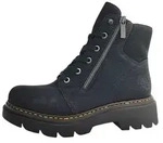 Rieker Damenschuhe Schn&uuml;rstiefel Schwarz Freizeit - 36