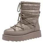 Tamaris Damenschuhe Stiefel Gef&uuml;ttert Winterstiefel Grau Freizeit - Grau - 37