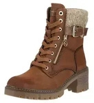 Tom Tailor Damenschuhe Schn&uuml;rstiefel Braun Freizeit - Braun - 36