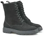 Lloyd Damen Leder Stiefeletten kn&ouml;chelhoch mit Schn&uuml;rung, Rei&szlig;verschluss und