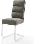 DELIFE Freischwinger Pela-Flex Boucl&eacute; Soft Schlamm Freischwinger flach Wei&szlig;