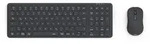 Hama WKM-300, Kabellos, RF Wireless + Bluetooth, Scherenschalter, QWERTZ, Schwarz,