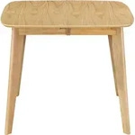 Miliboo - Esstisch ausziehbar skandinavisch quadratisch aus hellem Holz L90-130...