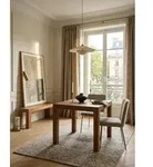 Esstisch MUMBAI Massivholz Sheesham 80 cm Esszimmer-Tisch Holztisch Design