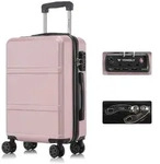 Premium Reisekoffer TSA-Schloss,YKK-Rei&szlig;verschluss Hartschalen-Koffer Trolley