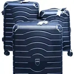3 Tlg. Reisekoffer- Set mit 4 R&auml;der 360&deg; drehbar, Hartschale mit Kantenschutz...