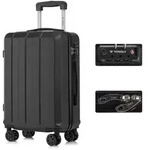 Premium Reisekoffer TSA-Schloss,YKK-Rei&szlig;verschluss Hartschalen-Koffer Trolley