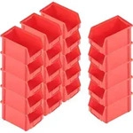 20x Sichtlagerbeh&auml;lter CLASSIC FB 4, LxBxH 230/200x140x122 mm, 3,7 Liter, rot