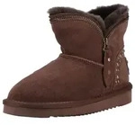 Mustang Stiefelette Stiefelette Veloursleder - Braun - 36