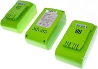vhbw 3x Akku kompatibel mit Stiga SAB 24 AE, SC 24 AE, SGT 24 AE, SHT 24 AE,...