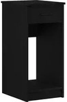 vidaXL Computerschrank mit Schublade Schwarz 35x45x77 cm - Schwarz