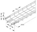 Niedax Gitterrinne 54x200x3000mm, CITO MTC 54.200 F 3 Stk