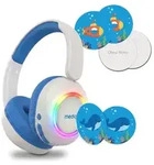 MEDION HE-1 Bluetooth Kopfh&ouml;rer Kinder, Lautst&auml;rkebegrenzung - Blau - Blau