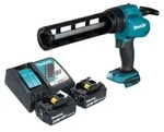 Makita DCG 180 RG Akku Kartuschenpistole 18 V + 2x Akku 6,0 Ah + Ladeger&auml;t