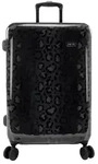 Heys Black Leopard - 4-Rollen-Trolley M 66 cm erw. (black leopard) - Schwarz