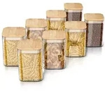 Arendo Vorratsgl&auml;ser, Glasbeh&auml;lter-Set 8x 1,65 L aus Borosilikatglas mit