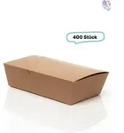 Meal-Box 800ml 400 Stk, to go, take away, biologisch abbaubar, nat&uuml;rliches Design,