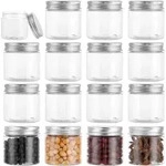 Vorratsdosen 16er Set 60ml Luftdicht Transparent BPA-Frei PET/Aluminium