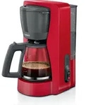 Bosch TKA2M114, Filterkaffeemaschine, 1,25 l, Gemahlener Kaffee, Rot - Rot