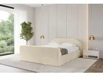 ALTDECOR Polsterbett mit Bettkasten - TIVON-Z-v1 - 160x200 - Beige - Bett mit