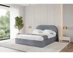 ALTDECOR Polsterbett mit Bettkasten - TIVON - 180x200 - Grau - Bett ohne Matratze,