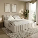 Home Collective Polsterbett 140x200 cm Bett inkl. Lattenrost Doppelbett...