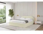 ALTDECOR Polsterbett mit Bettkasten - TIVON-v1 - 160x200 - Beige - Bett ohne