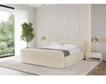 ALTDECOR Polsterbett mit Bettkasten - ENORA-Z-v1 - 180x200 - Beige - Bett mit