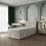 Masseno Boxspringbett PISA 90 90x200 cm Komplett-Set mit Bonell Matratze und...