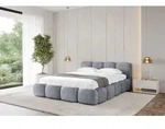 ALTDECOR Polsterbett mit Bettkasten - KALA-v1 - 140x200 - Grau - Bett ohne Matratze,
